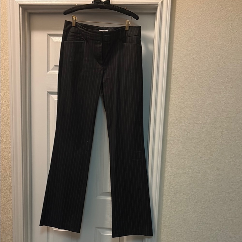 New York & Company Black Pinstripe Pants